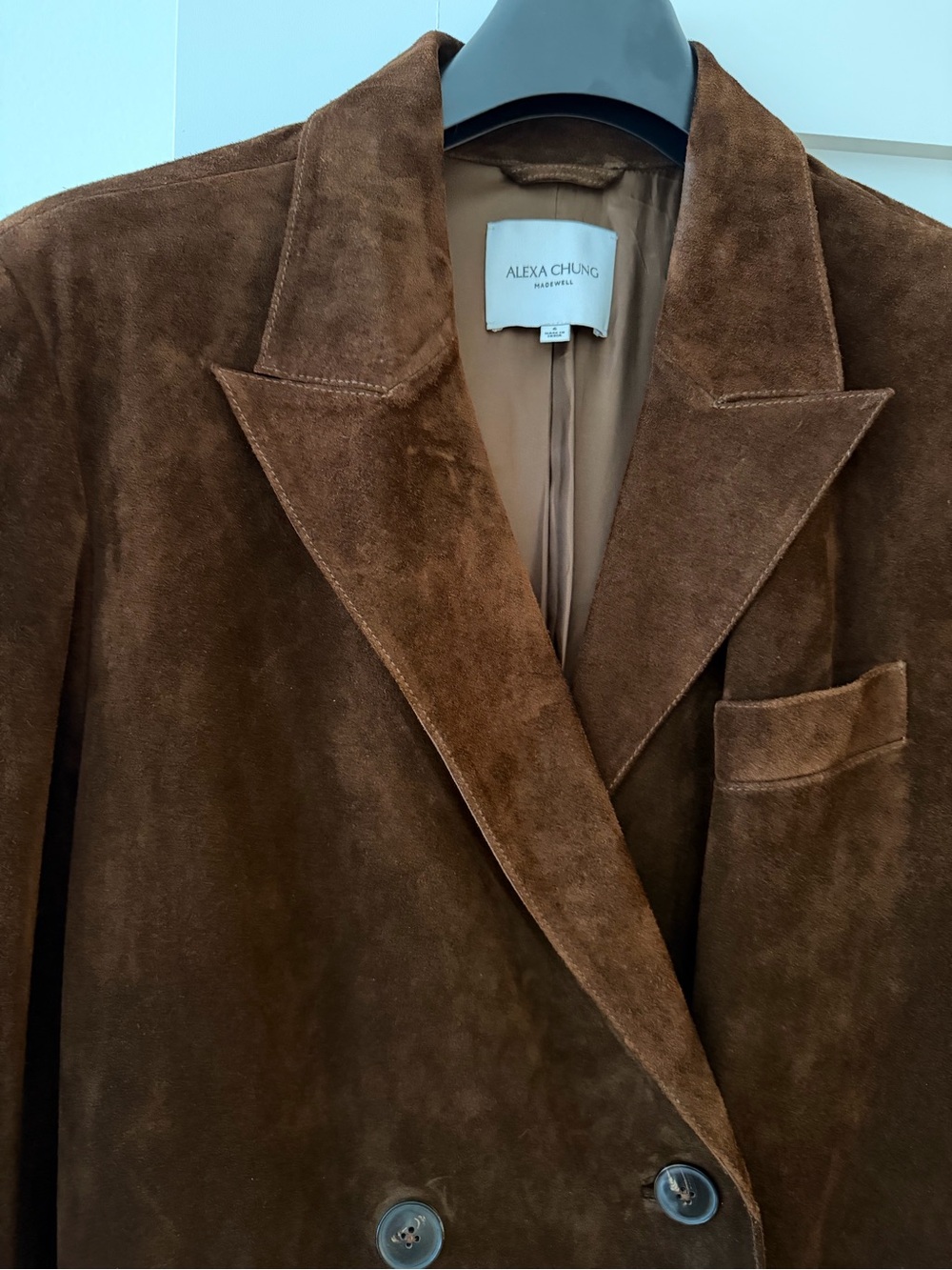 Alexa Chung x Madewell Suede Trench Coat - Picture 6 of 7